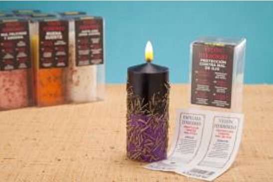 Velón contra mal de ojo